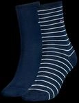 Tommy Hilfiger Socken "TH WOMEN SOCK 2P SMALL STRIPE" 2 Paar, 2 Stk. tlg. mit