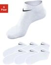 Nike Sneakersocken "SX7679-100" 6 Paar tlg. ohne Frottee, mit mittelfu&szlig;gummi,