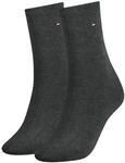 Tommy Hilfiger Socken "TH WOMEN SOCK CASUAL 2P" 2 Paar, 2 Paar tlg. mit flacher