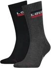 Levis Socken "LEVIS REGULAR CUT SPRTWR LOGO 2P" Packung, 2 Paar tlg. mit breitem