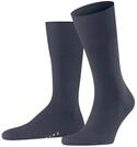 Socken FALKE "Airport", Herren, Gr. 39-40, blau (meliert dunkelblau), Baumwolle,