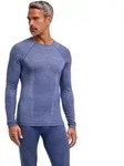 Langarmshirt FALKE "FALKE Langarmshirt", Herren, Gr. S, blau (capitain (6751)),