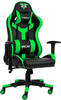 HYRICAN Gaming-Stuhl "Striker Copilot" schwarz/grün, Kunstleder, ergonomischer