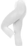 Feinstrumpfhose ESPRIT "Cotton Capri", Damen, Gr. 36, wei&szlig;, Obermaterial: 58%