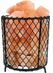 GLOBO LIGHTING Salzkristall-Tischlampe "STONE", schwarz (schwarz matt), 1, &Oslash;...