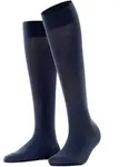 Kniestr&uuml;mpfe FALKE "Cotton Touch", Damen, Gr. 35-38, blau (schwarz navy),