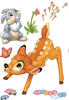 Komar Wandtattoo "Bambi", (17 St.), 50x70 cm (Breite x Höhe), selbstklebendes