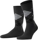 Burlington Socken "King" Einheitsgr&ouml;&szlig;e 40-46, Argyle-Muster, Burlington-Clip