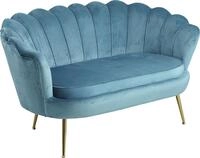 SalesFever 2-Sitzer "Clam Komfort-Duo-Sitz" Muscheldesign-Breite 136 cm: Pure