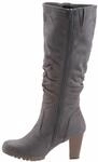 Aniston SHOES Stiefel mit Raffungen am slouchy Schaft