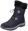 Stiefelette RIEKER "Rieker Stiefelette Textil", Damen, Gr. 36, schwarz, Textil,