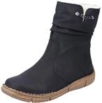 Rieker Winterboots mit kontrastfarbener Rahmennaht