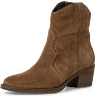 Tamaris Cowboy Stiefelette Blockabsatz, Festival, Western-Boots mit modischen N&auml;hten