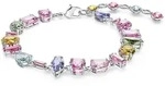 Armband SWAROVSKI "GEMA, 5656427" Gr. M, bunt (metallfarben, rosa, orange, blau, Armband SWAROVSKI "GEMA, 5656427" Gr. M, bunt (metallfarben, rosa, orange, blau,