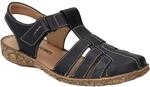 Sandale JOSEF SEIBEL "Rosalie 48, schwarz", Damen, Gr. 36, schwarz, Obermaterial: