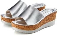 LASCANA Pantolette "Sommerschuh, offener Schuh, Mule, Sandalette," aus Leder mit