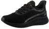 Slip-On Sneaker SKECHERS "BOBS GEO-" Gr. 36, schwarz (schwarz, uni) Damen Schuhe