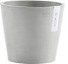 ECOPOTS Blumentopf "AMSTERDAM White Grey", BxTxH: 20x20x17,5 cm, mit Wasserreservoir