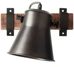 BRILLIANT Wandstrahler "Plow", schwarz (schwarz stahl), 1, H: 25cm, 1 Stk., Leuchten,