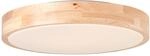BRILLIANT Deckenleuchte "Moreen", braun (holz), 1, &Oslash; 34cm H: 6,5cm, 1 Stk.,