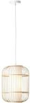 BRILLIANT Pendelleuchte "Bones", beige (natur, wei&szlig;), 1, &Oslash; 30cm H: 150cm, 1 Stk.,