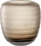 LEONARDO Tischvase "Dekovase BELLAGIO" aus Glas, beige, handgefertigt