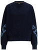 Sweatshirt BOSS ORANGE "C_Eprep" Gr. S (36), blau (dark blue 404) Damen...
