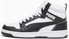 Sneaker PUMA "Rebound Sneakers Erwachsene" Gr. 39, schwarz-weiß (white black shadow