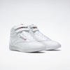 Sneaker REEBOK CLASSIC "Freestyle Hi" Gr. 36, weiß (int, white, silver) Schuhe