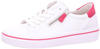 Plateausneaker GABOR Gr. 37, pink (weiß, pink) Damen Schuhe Sneaker mit Best
