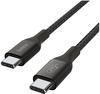 BELKIN USB-Kabel "BOOST CHARGE 240W USB-C auf Kabel, 2m" Kabel Gr. 200 cm, schwarz
