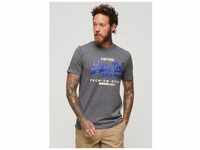 T-Shirt SUPERDRY "CLASSIC VL HERITAGE T SHIRT" Gr. S, blau (midnight blue)...