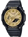 Chronograph CASIO G-SHOCK, schwarz (schwarz, goldfarben), Armbanduhren, Herren,