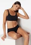 Schiesser Bustier "Pure Rib" sanft st&uuml;tzendes Unterbrustband,...