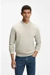 Sweatshirt BOSS ORANGE "Westart", Herren, Gr. M, beige (light beige271),...