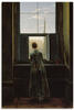 Wandbild ARTLAND "Frau am Fenster. 1822(?)" Bilder Gr. B/H: 60 cm x 90 cm,