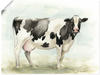 Artland Wandbild "Wasserfarben Kuh I", Haustiere, (1 St.), als Leinwandbild,...
