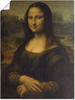 Artland Wandbild "Mona Lisa. Um 1503", Porträts, (1 St.), als Leinwandbild,...