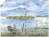 Artland Wandbild "Seeblick Herreninsel", Gewässer, (1 St.), als Leinwandbild,...