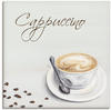Artland Leinwandbild "Cappuccino II", Getränke, (1 St.), auf Keilrahmen...