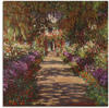 Wandbild ARTLAND "Weg in Monets Garten Giverny. 1902" Bilder Gr. B/H: 100 cm x...