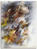 Wandbild ARTLAND "Herbst" Bilder Gr. B/H: 45 cm x 60 cm, Leinwandbild Frau