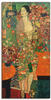 Wandbild ARTLAND "Die Tänzerin" Bilder Gr. B/H: 50 cm x 100 cm, Leinwandbild...