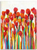 Wandbild ARTLAND "Strotzen mit Farben I" Bilder Gr. B/H: 90 cm x 120 cm,...