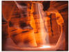 Leinwandbild ARTLAND "Antelope Canyon Lichtsäule II" Bilder Gr. B/H: 80 cm x...