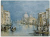 Wandbild ARTLAND "Venedig, Canale Grande." Bilder Gr. B/H: 80 cm x 60 cm,
