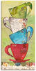 Leinwandbild ARTLAND "Komm zum Tee" Bilder Gr. B/H: 50 cm x 100 cm, Geschirr &