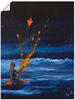 Artland Wandbild "Himmlische Drachen", Dark Fantasy, (1 St.), als Poster,