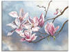 Artland Wandbild "Magnolienzweig", Blumen, (1 St.), als Alubild, Outdoorbild,