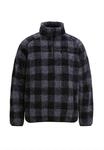 Sweatjacke BRANDIT "Brandit Herren Teddyfleece Troyer", Damen, Gr. S, schwarz, grau,